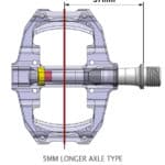 mtb pedals M218 Q Factor 57mm