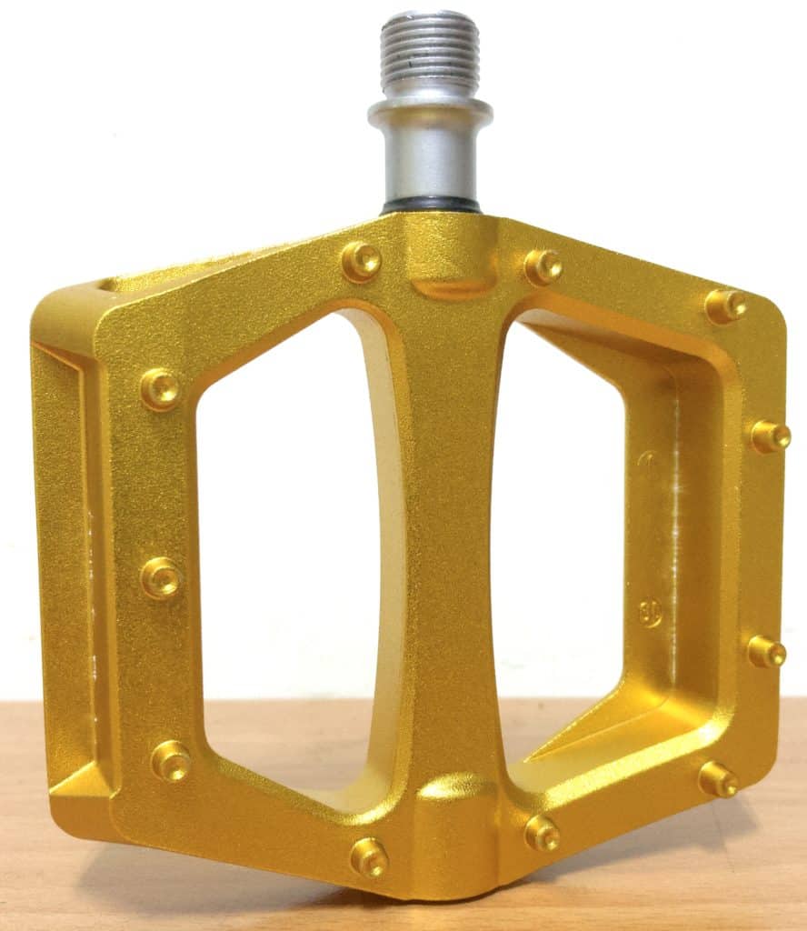 Deucalite Gold Bmx Pedal