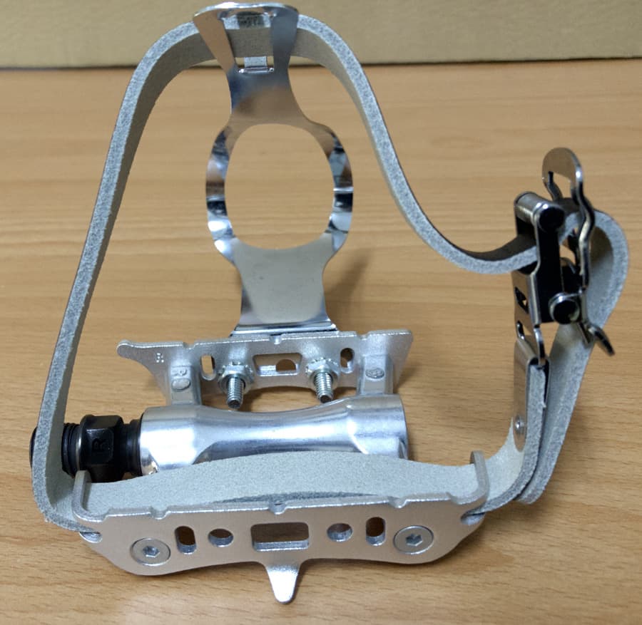 Elegant Toe Clip Pedal Rear View