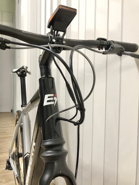 Front View of Ebike Suspension Fork 
