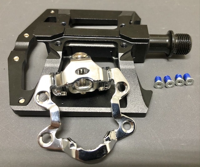 Cleat Bracket disassembled from bike pedal