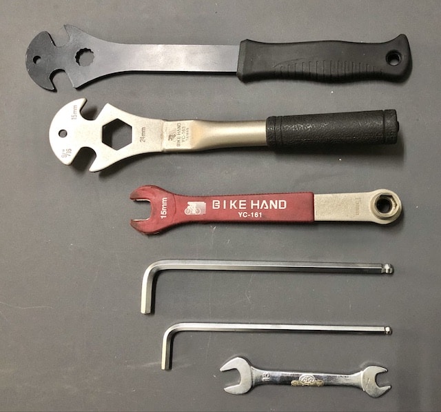 Details about   BIKEHAND Bicycle Bike Pedal Remover Tool  Spanner Wrench 