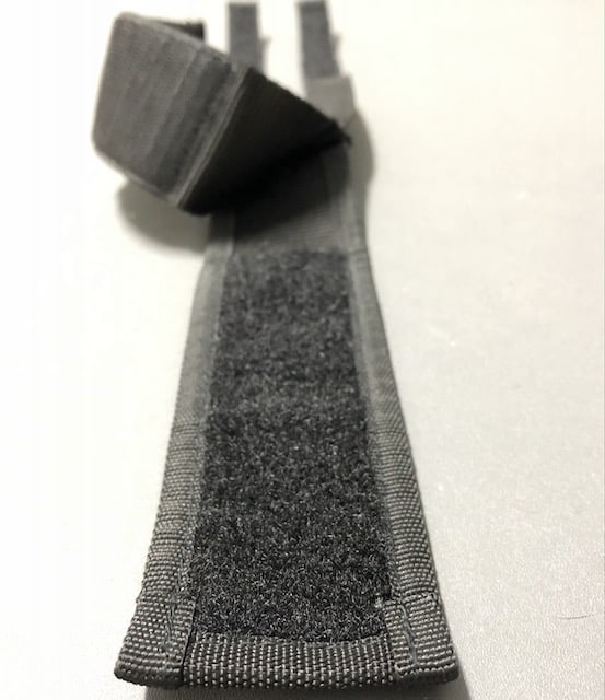 velcro of a bike pedal strap