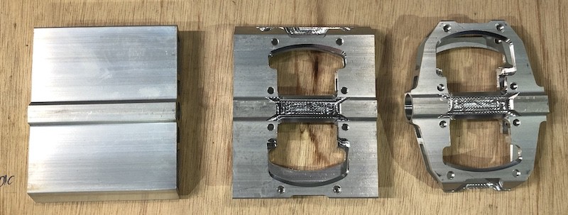 From blank to almost complete CNC sequence